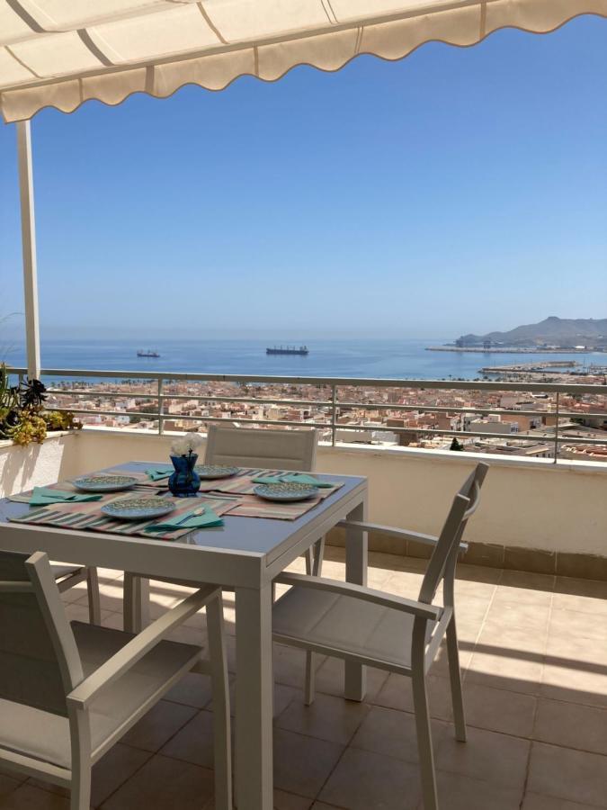 Atico Con Espectaculares Vistas Al Mar Apartment Carboneras Luaran gambar