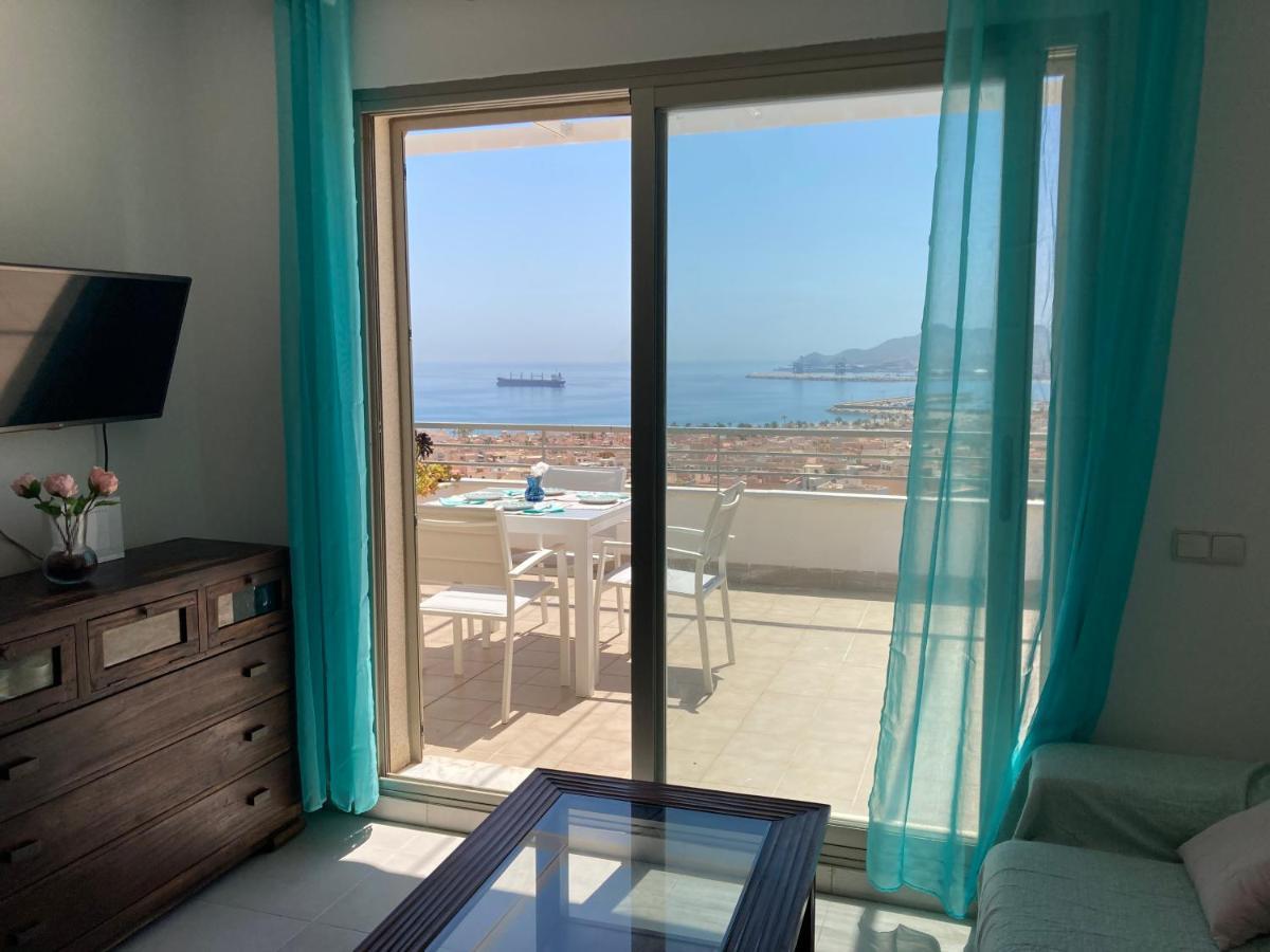 Atico Con Espectaculares Vistas Al Mar Apartment Carboneras Luaran gambar