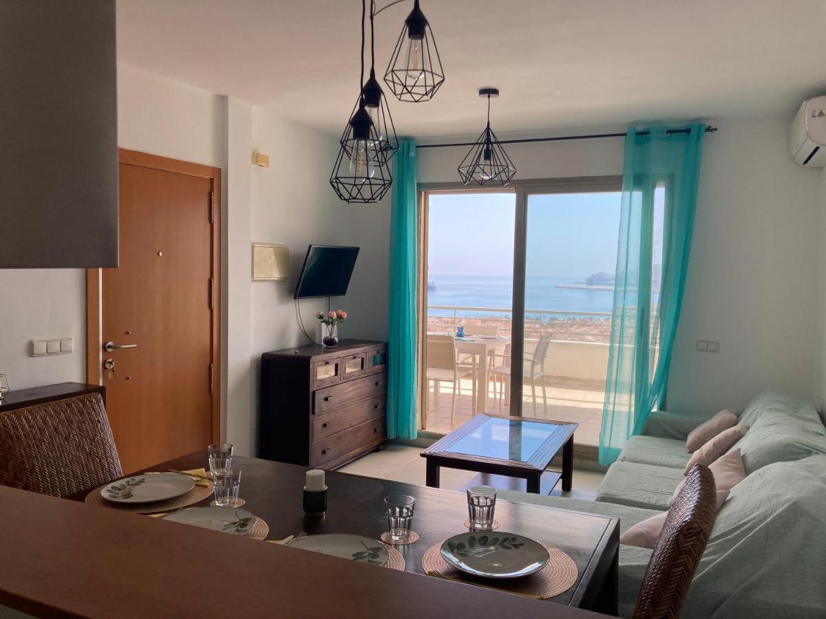 Atico Con Espectaculares Vistas Al Mar Apartment Carboneras Luaran gambar